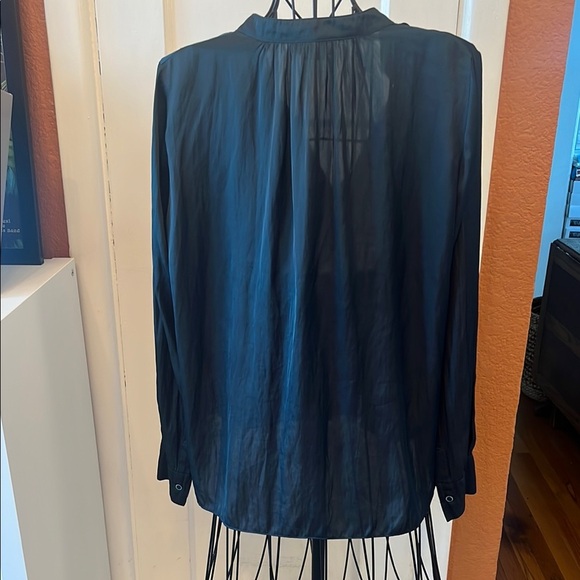 ZADIG & VOLTAIRE Tink Satin Blouse-Size 6 - Picture 1 of 4